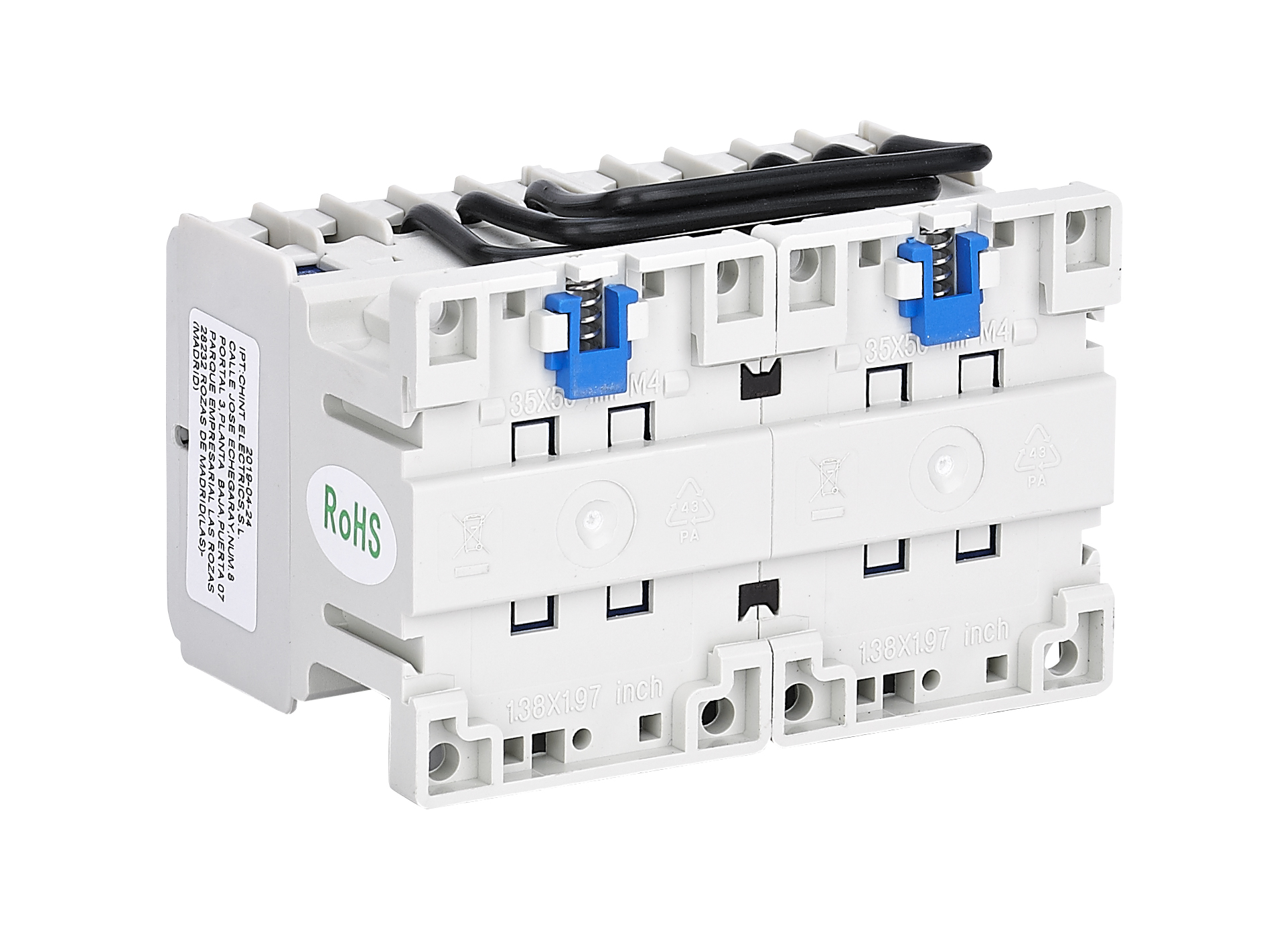 Contacteurs NC8 de 9A jusqu'à 2650A - 50/60Hz 